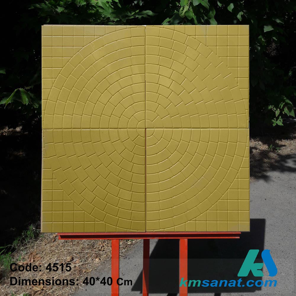 Rhomb paving concrete mold