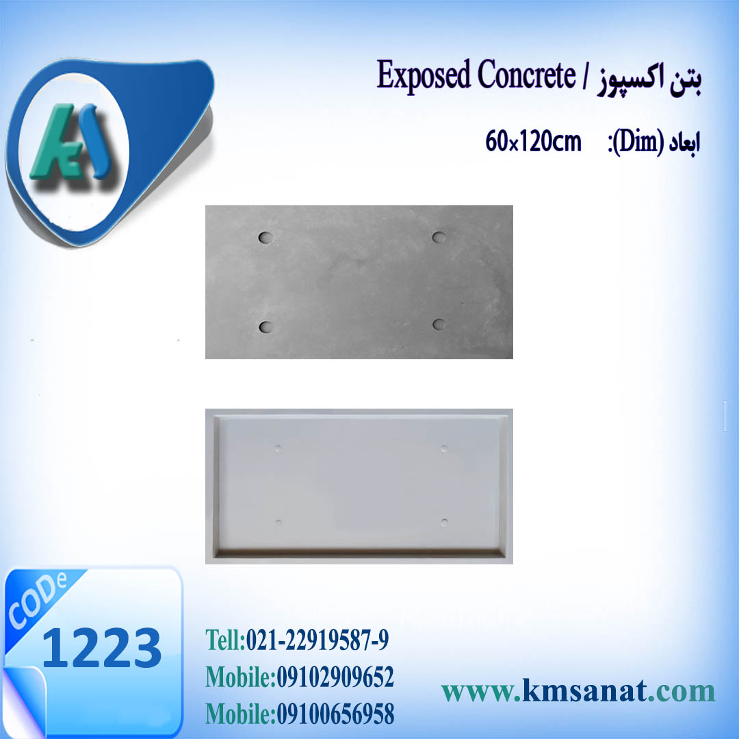 Exposed Concrete ABS mold